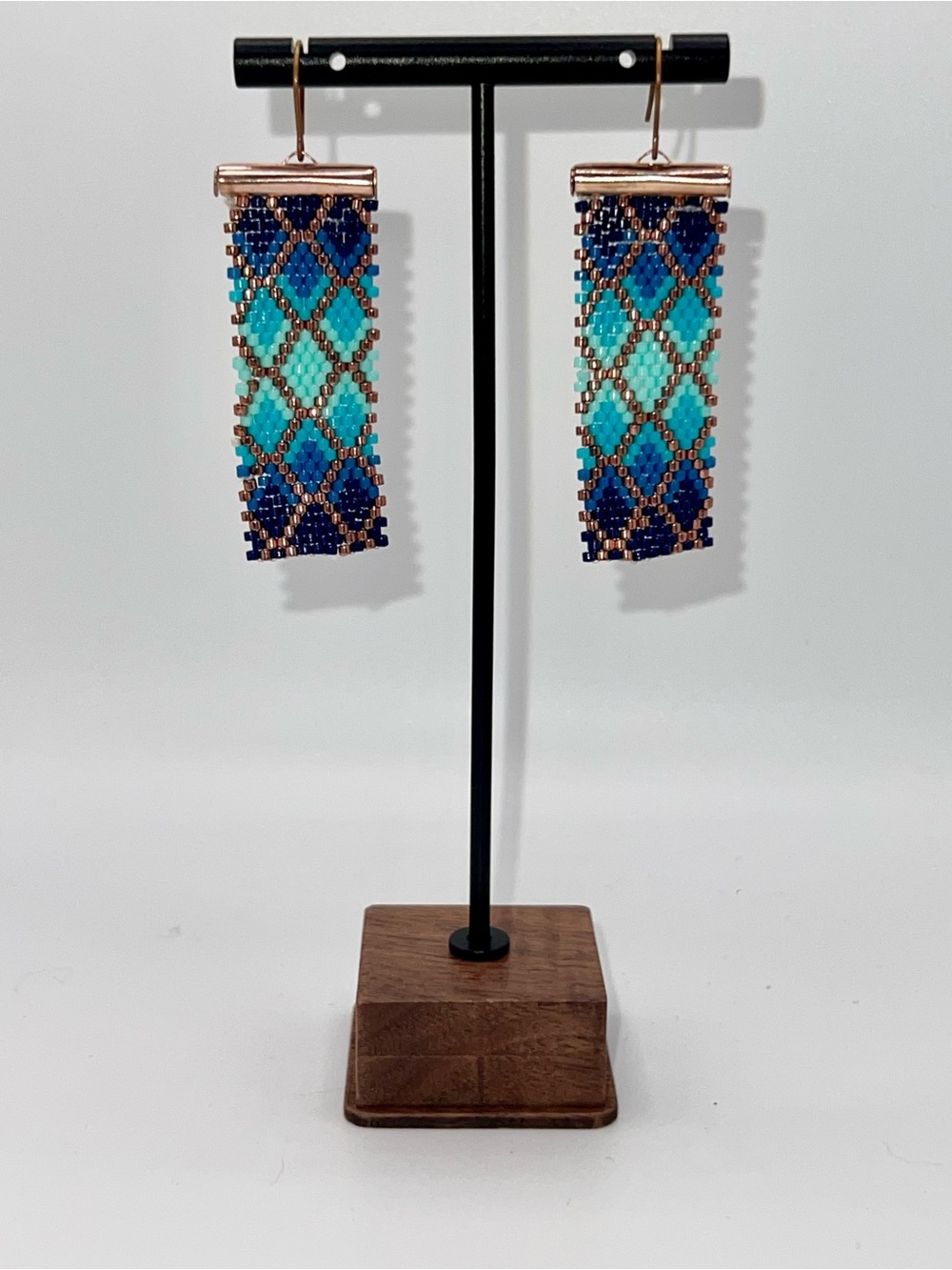 Ombré Peyote Stitch Earrings